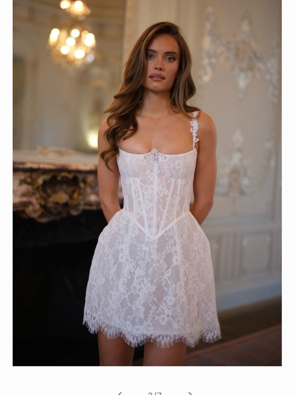 Rosie Etienne Bridal “DARCY” Mini Dress - Picture 5 of 16